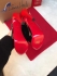 Christian Louboutin Lady Peep Sling black and red